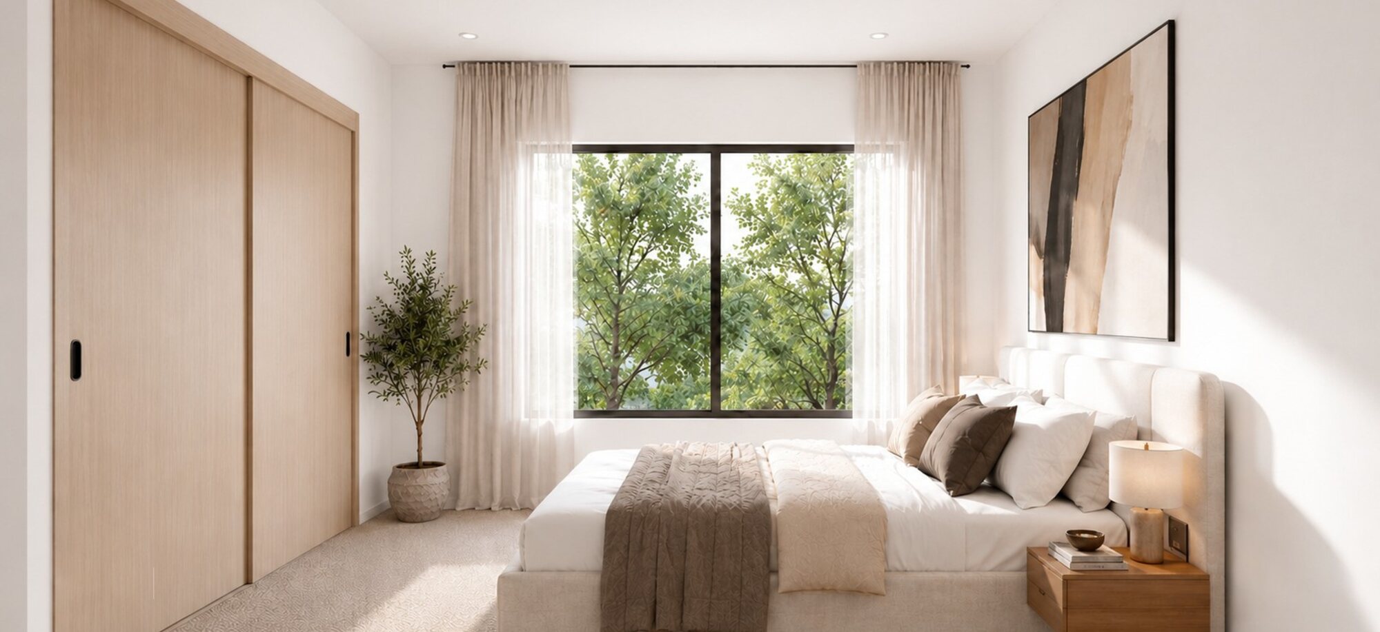 Artist impression of a Dale Terraces bedroom