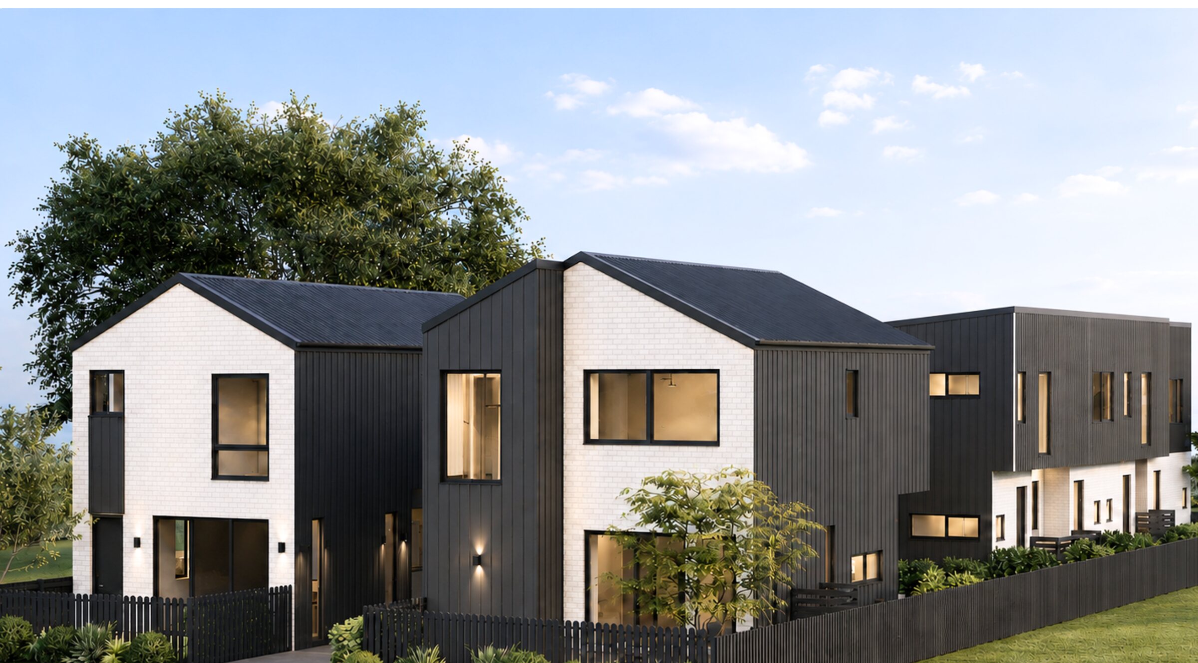 Artist impression of Dale Terraces at 36 Dale Crescent, Pakuranga Heights