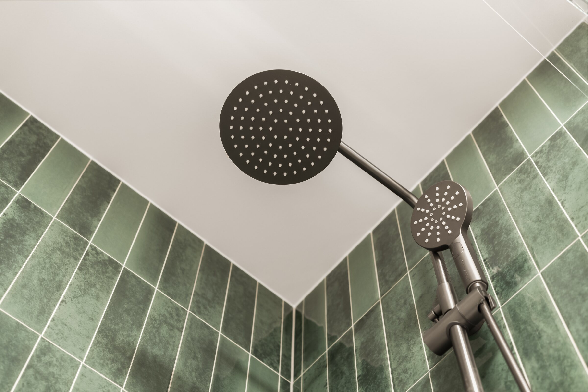 Tiled shower detail in Lot 3