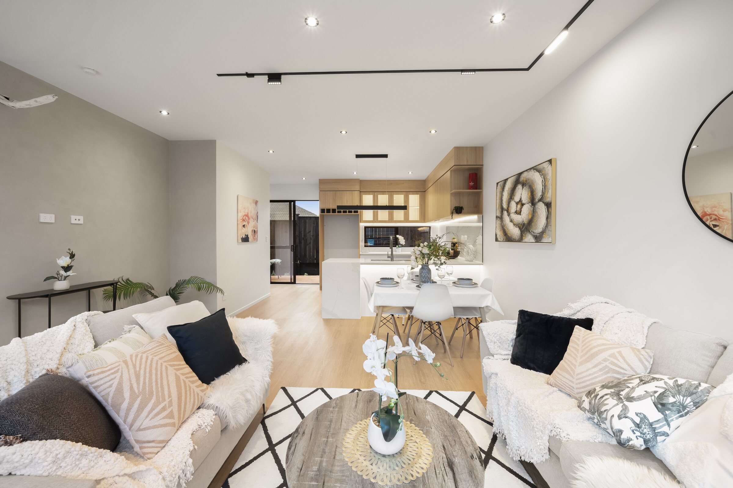 Open living area at 125 Ridge Road